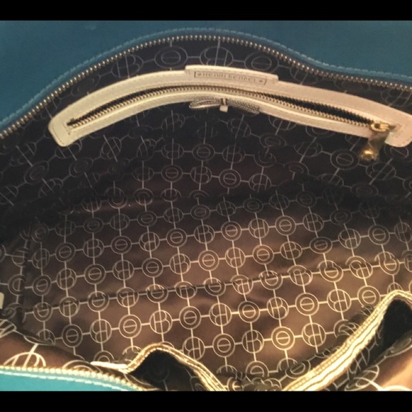 Henri Bendel Teal Tote - Picture 3 of 8